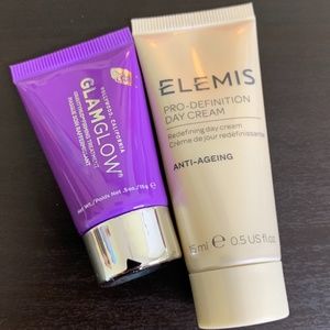 Elemis Day Cream & GlamGlow Firming Treatment Mask